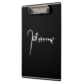 Jeanne d'Arc Saint Joan in heaven faith Signature Klemmbrett