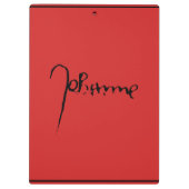 Jeanne d'Arc Saint Joan in heaven faith Signature Klemmbrett (Rückseite)