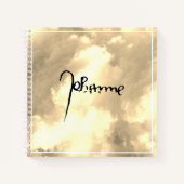 Jeanne d'Arc Saint Joan in heaven faith Signature Notizblock (Vorderseite)
