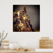 Jeanne d'Arc Saint Joan - Paris - Emmanuel Frémiet Poster (Küche)