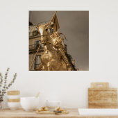 Jeanne d'Arc Saint Joan - Paris - Emmanuel Frémiet Poster (Küche)
