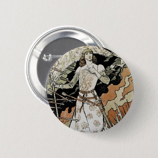 Jeanne d'Arc ~ Sarah Bernhardt Button (Vorne & Hinten)