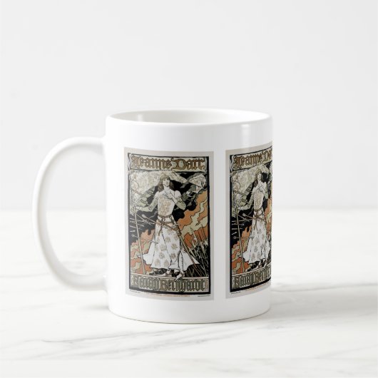 Jeanne d'Arc ~ Sarah Bernhardt Kaffeetasse (Links)