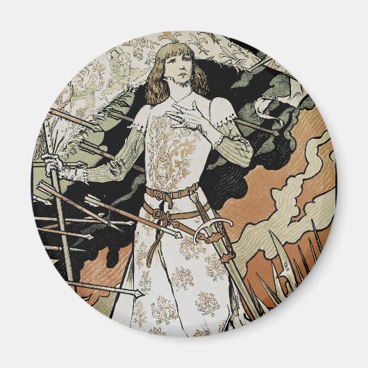 Jeanne d'Arc ~ Sarah Bernhardt Magnet (Vorne)