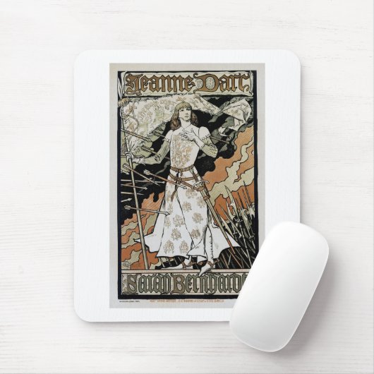 Jeanne d'Arc ~ Sarah Bernhardt Mousepad (Mit Mouse)