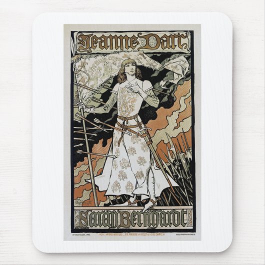 Jeanne d'Arc ~ Sarah Bernhardt Mousepad (Vorne)