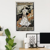 Jeanne d'Arc ~ Sarah Bernhardt Poster (Heimbüro)