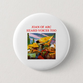 Jeanne d'Arc Sprachpsychischer Entwurf Button