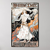 Jeanne d'Arc von Eugene Grasset 1899 Poster (Vorne)