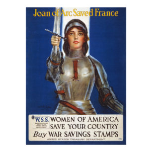 Jeanne d'Arc Weltkrieg-Kauf-Krieg, der Briefmarken Fotodruck