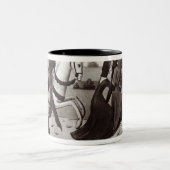 Jeanne d'Arc Zweifarbige Tasse (Mittel)