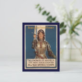 Jeanne d'Arc Zweiter Weltkrieg Postkarte (Stehend Vorderseite)