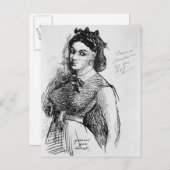 Jeanne Duval, 1865 Postkarte (Vorne/Hinten)