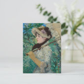 Jeanne | Édouard Manet Postkarte (Stehend Vorderseite)