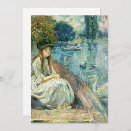 Jeanne Fourmanoir Sur le Lac | Berthe Morisot (Vorne/Hinten)