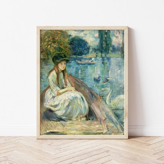 Jeanne Fourmanoir Sur le Lac | Berthe Morisot Poster