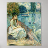 Jeanne Fourmanoir Sur le Lac | Berthe Morisot Poster (Vorne)