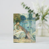 Jeanne Fourmanoir Sur le Lac | Berthe Morisot Postkarte (Stehend Vorderseite)