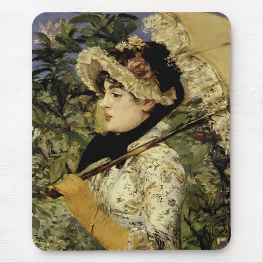 Jeanne: Frühjahr 1881 von Manet Mousepad (Vorne)
