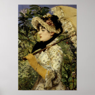 Jeanne: Frühjahr 1881 von Manet Poster