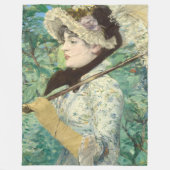 Jeanne (Frühjahr) Edouard Manet Fleecedecke (Vorderseite)