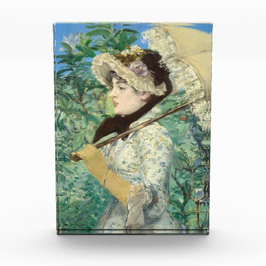 Jeanne (Frühjahr) Edouard Manet Fotoblock (Vorderseite)