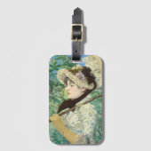 Jeanne (Frühjahr) Edouard Manet Gepäckanhänger (Vorderseite Vertikal)
