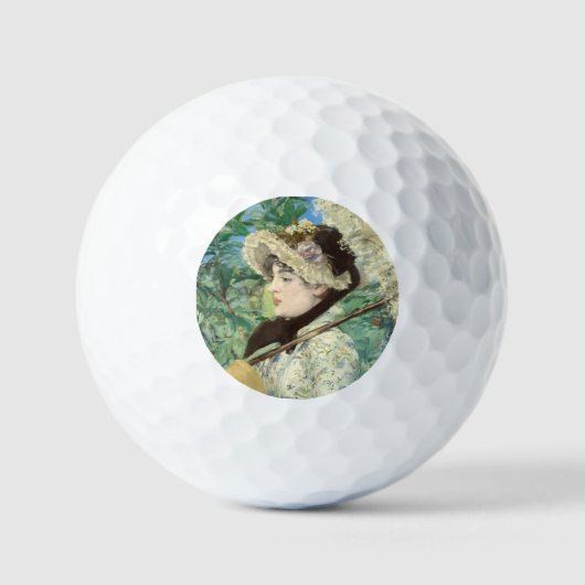 Jeanne (Frühjahr) Edouard Manet Golfball (Vorderseite)