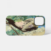 Jeanne (Frühjahr) Edouard Manet iPhone Hülle (Rückseite (Horizontal))