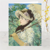 Jeanne (Frühjahr) Edouard Manet Karte (Gelbe Blume)