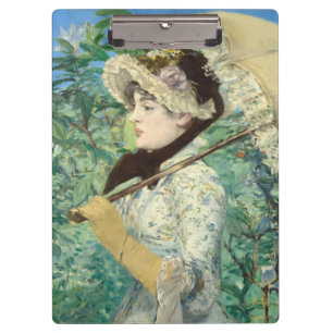 Jeanne (Frühjahr) Edouard Manet Klemmbrett
