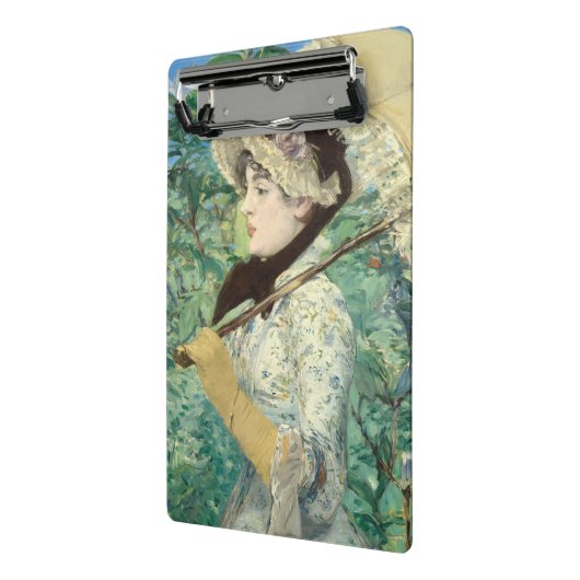 Jeanne (Frühjahr) Edouard Manet Mini Klemmbrett (Gewinkelt2)