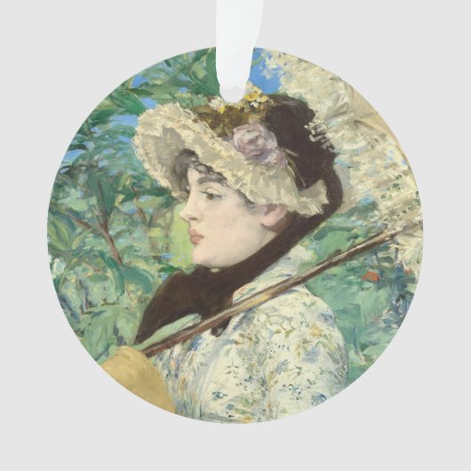 Jeanne (Frühjahr) Edouard Manet Ornament (Vorderseite)