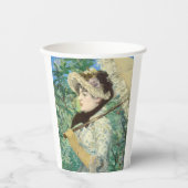 Jeanne (Frühjahr) Edouard Manet Pappbecher (Vorderseite)