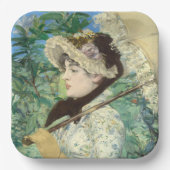 Jeanne (Frühjahr) Edouard Manet Pappteller (Vorderseite)