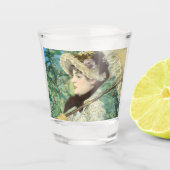 Jeanne (Frühjahr) Edouard Manet Schnapsglas (Vorderseite)