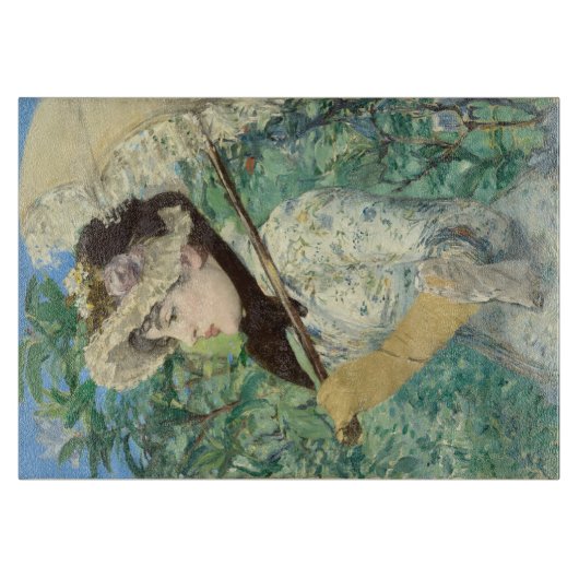 Jeanne (Frühjahr) Edouard Manet Schneidebrett (Vorderseite)