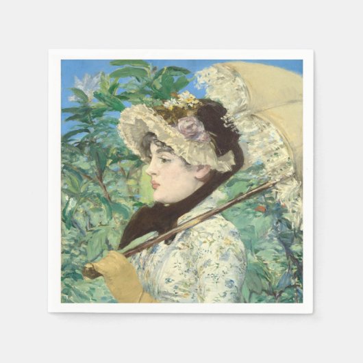 Jeanne (Frühjahr) Edouard Manet Serviette (Vorderseite)