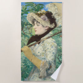 Jeanne (Frühjahr) Edouard Manet Strandtuch