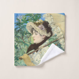 Jeanne (Frühjahr) Edouard Manet Waschlappen