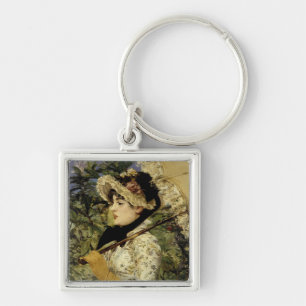 Jeanne: Frühling 1881 von Manet Schlüsselanhänger