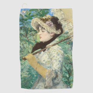 Jeanne (Frühling) Edouard Manet   Golfhandtuch