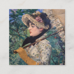 Jeanne (Frühling)  von Édouard Manet Begleitkarte