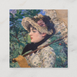Jeanne (Frühling)  von Édouard Manet Begleitkarte