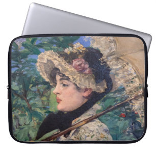 Jeanne (Frühling) von Édouard Manet Laptopschutzhülle
