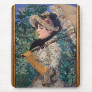Jeanne (Frühling) von Édouard Manet Mousepad