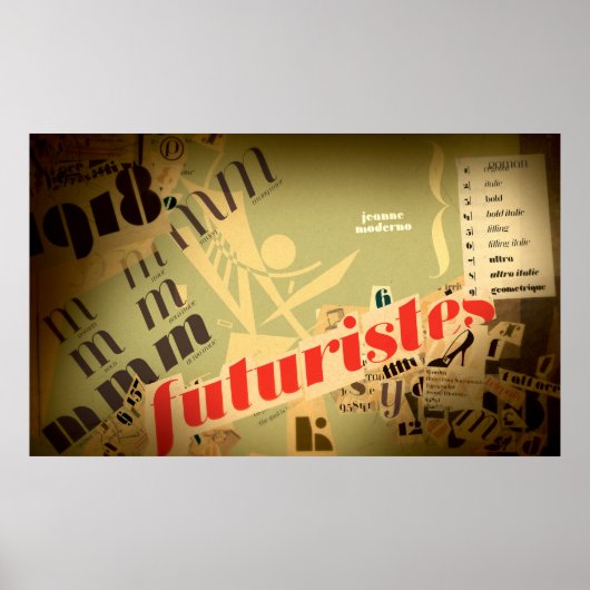 Jeanne: Futuristen Poster (Vorne)