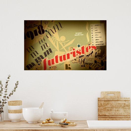 Jeanne: Futuristen Poster (Küche)