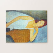 Jeanne Hebuterne By Amedeo Modigliani Puzzle (Horizontal)