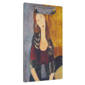 Jeanne Hebuterne Porträt durch Amedeo Modigliani Klemmbrett (Rechts)
